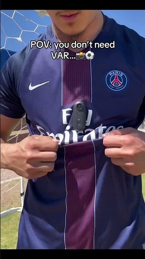 VAR is gonna be useless now 😮‍💨 #camera #pov #soccer #football #parissaintgermain