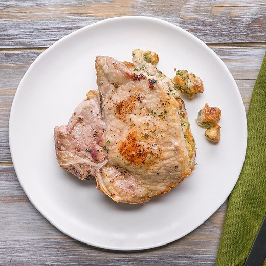 Air-Fryer Stuffed Pork Chops