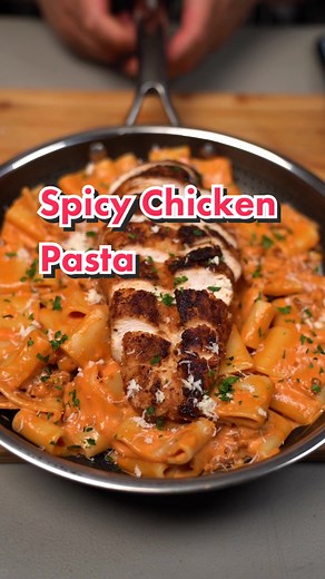 Spicy Chicken Pasta #pasta #spicy #cooking | bigeats.world