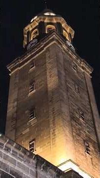 manila cathedral at night