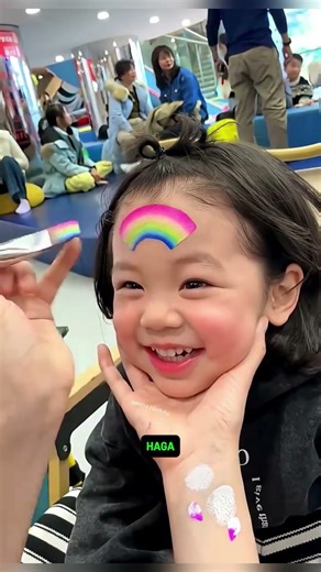 Lindo maquillaje para niña pequeña para disfraz escolar 🤩😂 ~