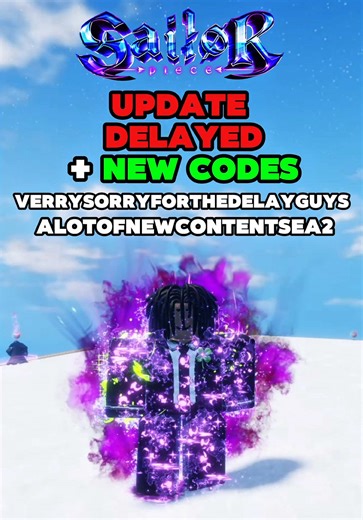 Sailor Piece Sea 2 Delayed, New Codes Released