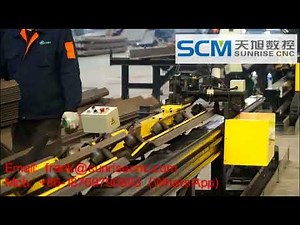 SUNRISE CNC TAPM 1010 CNC angle punching, marking and shearing line （compressed）