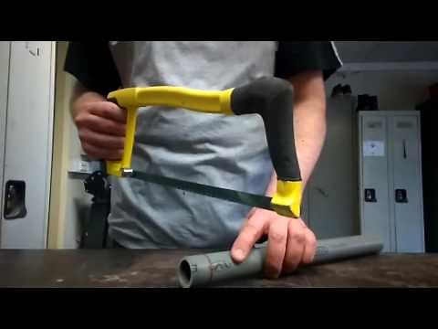 comment coupé un tube pvc.