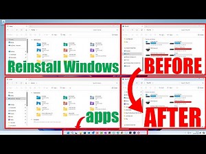 What files & apps get deleted after Reinstalling Windows 11