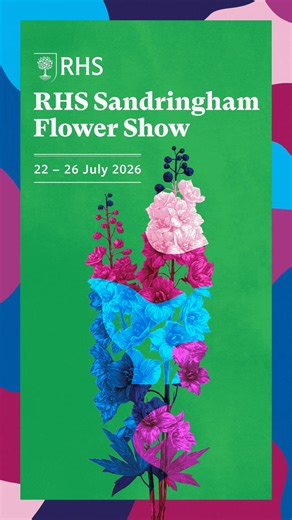 NEW RHS Flower Show coming to Sandringham, the country retreat of Their Majesties King Charles III and Queen Camilla 👑 | RHS - Royal Horticultural Society
