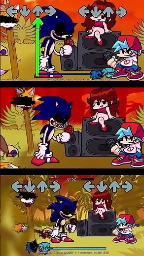 FNF sonic exe mod V1,V2,V3 (2) #fnf #fnfmod #sonicexe