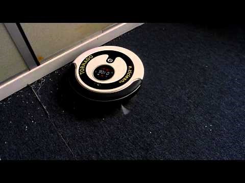 Les Numériques : aspirateur-robot E-Zicom e.ziclean Tornado sur moquette