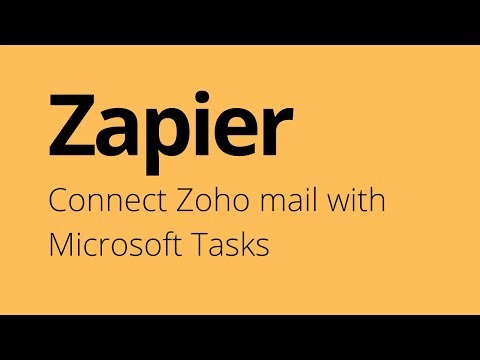Create Zap to Connect Zoho mail with Microsoft Tasks