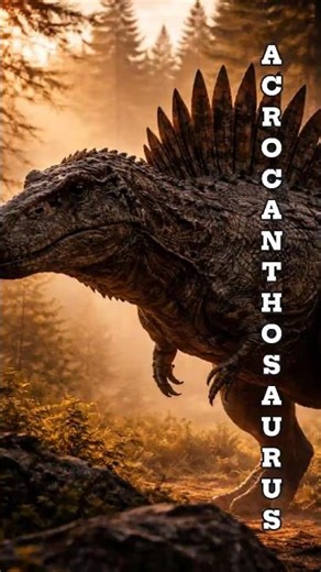 This predator had a spine like a shark’s fin #dinosaur