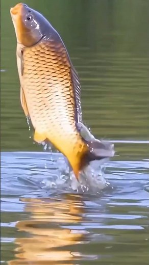 Epic Fish Jump Caught on Camera | Nature’s Perfect Moment 🐟