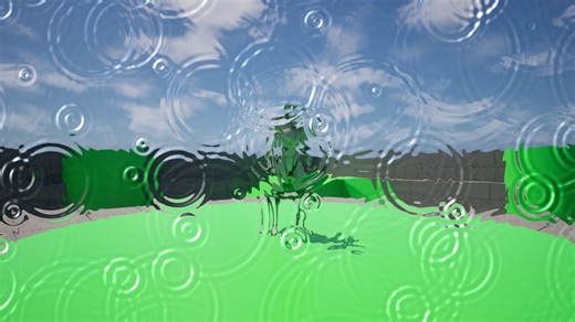 Raindrop ripple in Unreal Engine 5.6