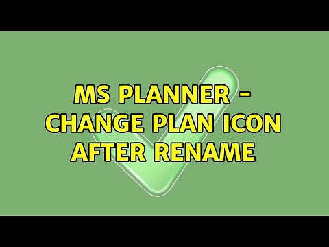 MS Planner - change Plan icon after rename
