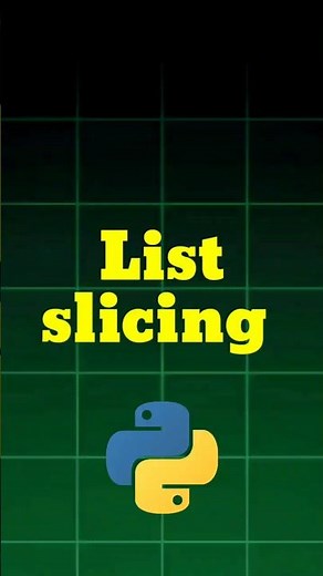 How to Use List Slicing in Python Like a Pro.👍Master List Slicing in Python in 30 Seconds! 🤔