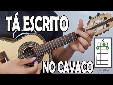APRENDA "TA ESCRITO" - GRUPO REVELAÇÃO no CAVAQUINHO - AULA DE CAVAQUINHO - LÉO SOARES