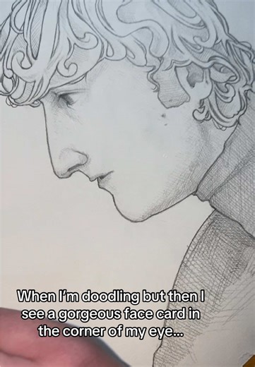 Doodling and Faces: A Relatable Distraction