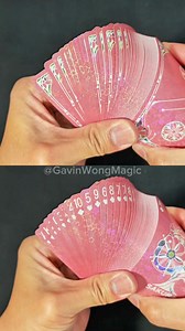 1.1K views | Riffle Fan with the Sakura holographic playing cards by...