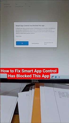 How to Fix Smart App Control Has Blocked This App (Windows 11) #windows11 #smartappcontrol