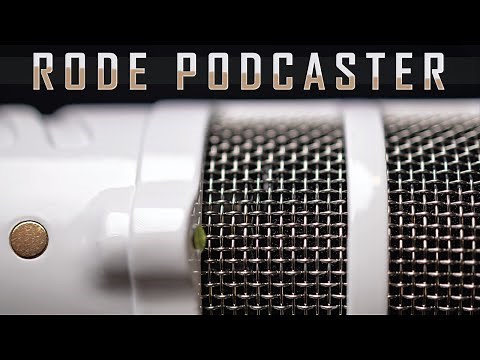 RØDE Podcaster USB Microphone Review / Test (is this USB mic podcast quality?)