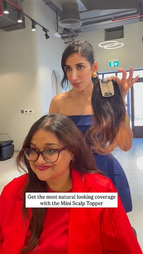 30K views · 871 reactions | The smallest Scalp Topper or as we call it, the Mini Scalp Topper. It’s perfect if you want to cover thinning around your parting on the crown. And it gives the most natural coverage and volume. Available in multiple colours, this one of our best selling toppers. #nishhair #hairtopper | NishHair | Facebook