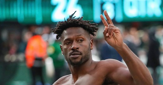 Fallen NFL star Antonio Brown strips shirt mid-game, storms off field