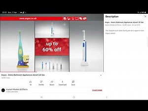 argos aliens bathroom appliances advert 20 sec