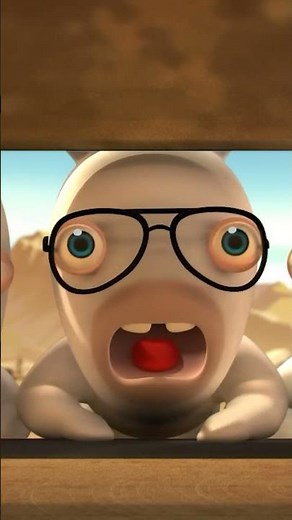 Where did the Rabbid go?? 🚗 | RABBIDS INVASION #shorts