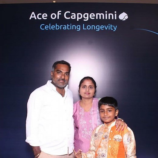 Nana 10 years completed in Capgemini 🥰 #kethan #family #trident #capgemini #10yearsanniversary #work