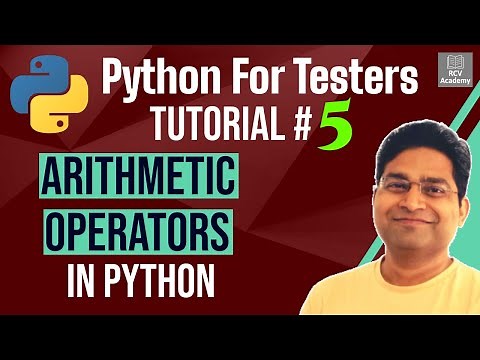 Python for Testers #5 - Arithmetic Operators in Python