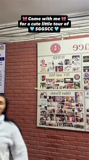 Manveen Kaur Gambhir on Instagram: "mini tour of SGGSCC, DU 🎀 [ du, delhi uni, sggscc, fun reel, 12th, boards, cuet, delhi updates, teddy jacket ]"