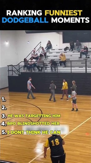 Top 5 Funniest Dodgeball Moments 😂 #funny #fails