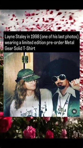 The Story Behind Layne Staley’s Rare 1998 Metal Gear Solid Photo