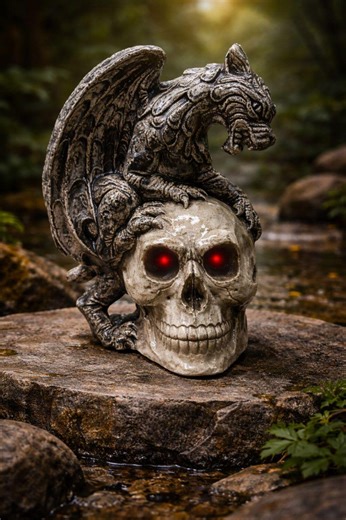 Gargoyle Statue Gift Handmade Ceramic Gothic Decor Fantasy Creature Sculpture - Etsy