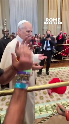 Pope Leo goes viral after learning the “6-7” trend from children