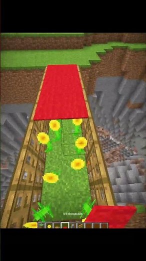 Minecraft Anti-Mob Bridge Moment