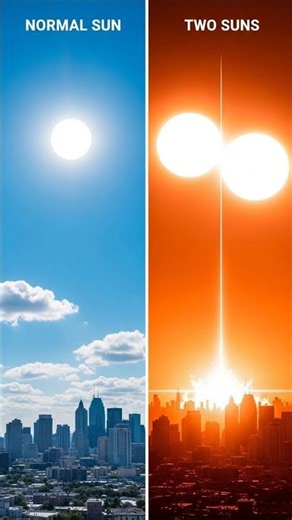 The Terrifying Reality of a Binary Solar System #space #universe #facts #science #nasa ‪@YouTube‬