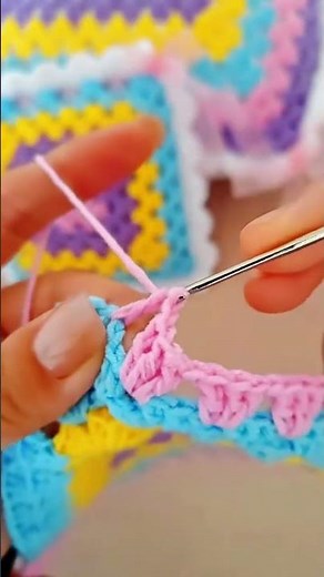 The Prettiest Crochet Square You’ll Ever Make #crochet #knitting #crochetpattern