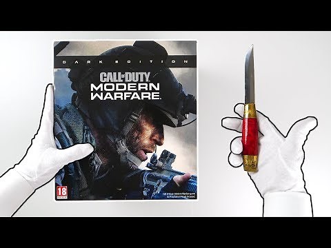 Modern Warfare "DARK EDITION" Unboxing! (Call of Duty MW Collector's Edition)