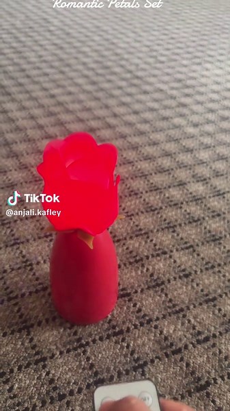 Rose Flower Lamp, LED Simulation Rose Night Light and Vase Table Lamp,