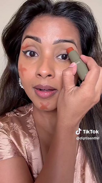 Quick Makeup Trick with Mango People Multistick in Shade Fudge