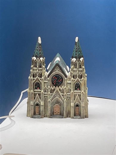 Santa's Workbench Church St. Barnabas' Church Porcelain 1999. Classic Series - Etsy