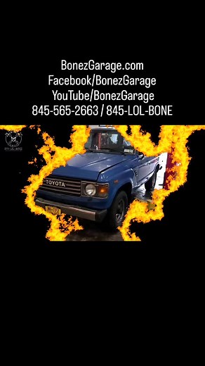 #1985 #Toyota #FJ60 we have her in the shop to do some #rust #repair and #metal #work to do on her. We will then remove the majority of the trim and windows then send her off for paint. #BonezGarage.com 845-565-2663 / 845-LOL-BONE | Bonez Garage