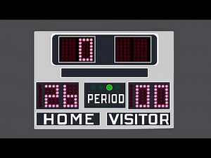 Basketball scoreboard Flash animation