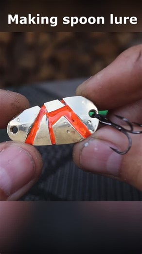 @copperfishlures on Instagram: "Brass Shards Transformed Into Lure Watch the process of making this custom brass lure. #luremaking #diyfishing #brasslure #fishinglures #recycledgear"