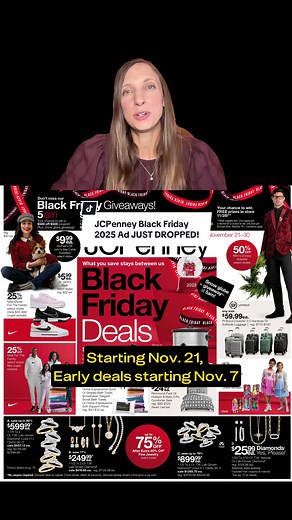 JCPenney Black Friday 2025: Early Deals & Giveaways