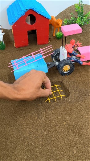 mini tractor construction project | diy cement mixer machine Video | #shorts #youtubeshorts