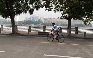 Fixed gear阴天骑行刷街｜skid