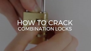 How to Crack a Combination Lock in Seconds With No Tools!