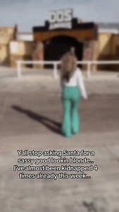 It’s been rough around here #fypシviralシ2024 #fypシ #santa #blonde #texas | Lacy Scott