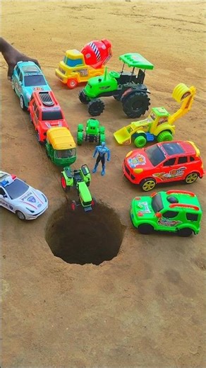 New Red Super RC USA Racing Car Pushing Autorickshaw 🛺 in pit 🚙💥 #shorts #shortsfeed